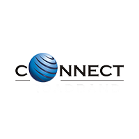 Connect logo with grey background