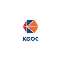 KGOC Company logo with grey background