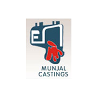 Munjal castings logo with Grey Backgrounds