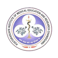 PGIMER Institute logo with grey background