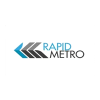 Rapid Metro Logo with grey background