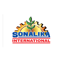 Sonalika International logo with grey background