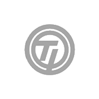 TJ Company logo in grey colour with white background