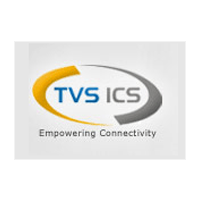 TVS ICS logo with grey in the background