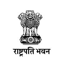 President house logo with black outlines and Grey background