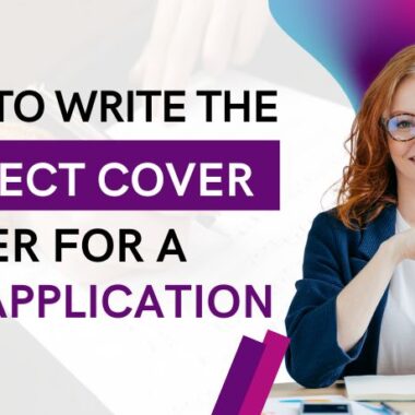 How to write the perfect cover letter for a job application-TDS-Group